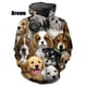 thumbnail image 2 of Sudadera con capucha con estampado 3D de perro lindo, sudaderas casuales de manga larga para hombres y mujeres, sudaderas con capucha de talla grande, camisetas de calle, 2 of 5