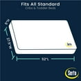 Shop Serta SleepTrue Sparkling Sky Breathable Baby Bed Crib Mattress and Toddler Mattress with