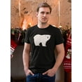 thumbnail image 2 of Polar Bear Standing Cartoon Tee Men's -Image by Shutterstock, 2 of 4