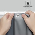 thumbnail image 6 of Black and White Shower Curtain Mordern Geometric Gray Shower Curtains for Bathroom 72 x 72 Inches, 6 of 6