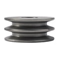 thumbnail image 3 of V-Belt pulley A Type Double Slot Pulley Motor Cast Iron Dia Power Tool Accessory, 3 of 8