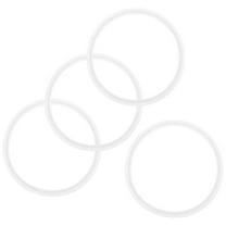 Uxcell 4-Pack Silicone O-Rings Gasket 4.1 in/104mm O-Rings Seal Gasket Fits for OD 4.7 in/119mm Sanitary Pipe Weld Ferrule White