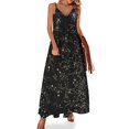 thumbnail image 2 of Come with me to see the stars Sleeveless Dress Casual dresses elegant women's dresses sale, 2 of 6