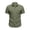Army Green*, variant on RUTAYY Men's Shirts Short Sleeve Solid Color Tops Breathable Comfort Button Down with Pocket Casual Everyday Wear Work Beach Blouse