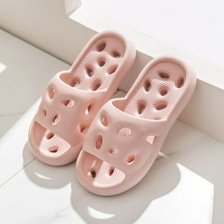 

CoCopeaunt Water leaking Womens slippers New platform Flat shoes Indoor slippers Sandals Summer sandals Bathroom anti-skid Rome platform