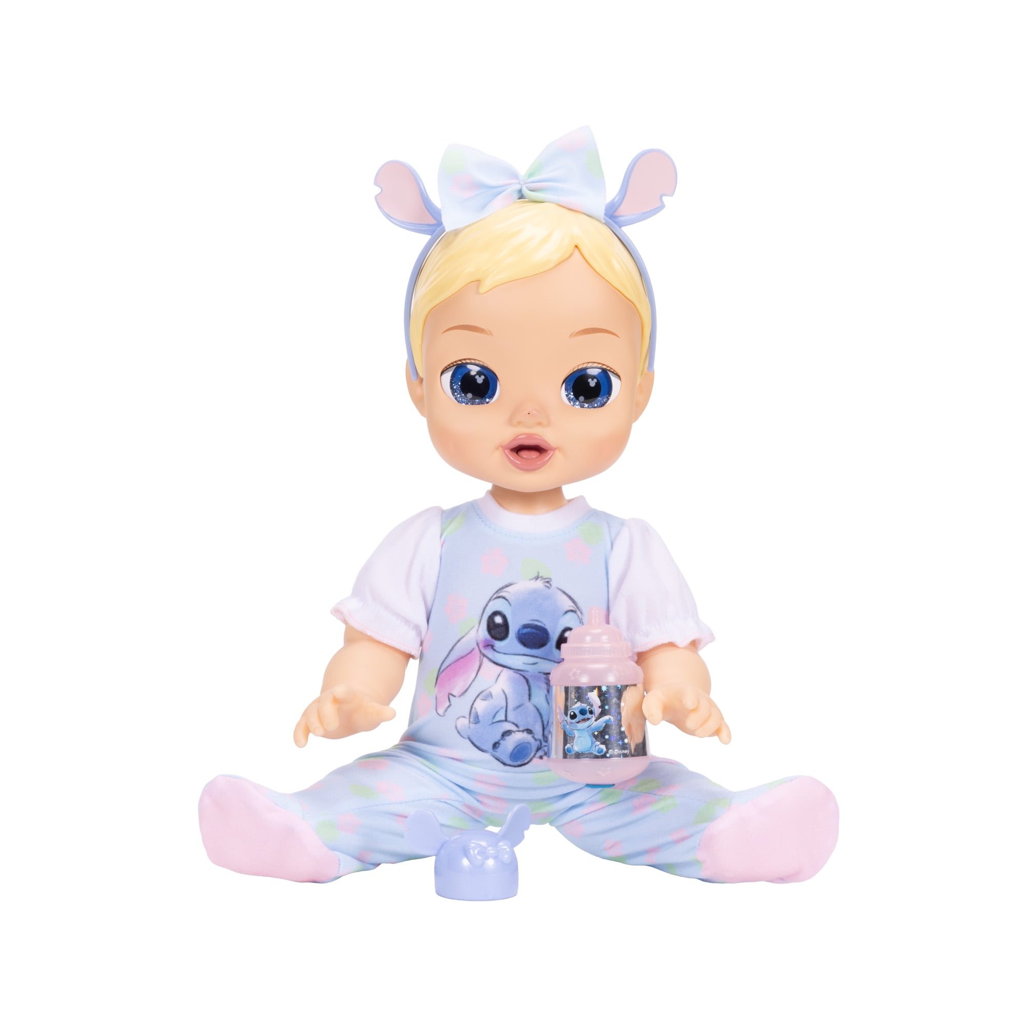 Disney Darlings Deluxe Stitch Feature Blue Eye Baby Doll for Child Ages 2+