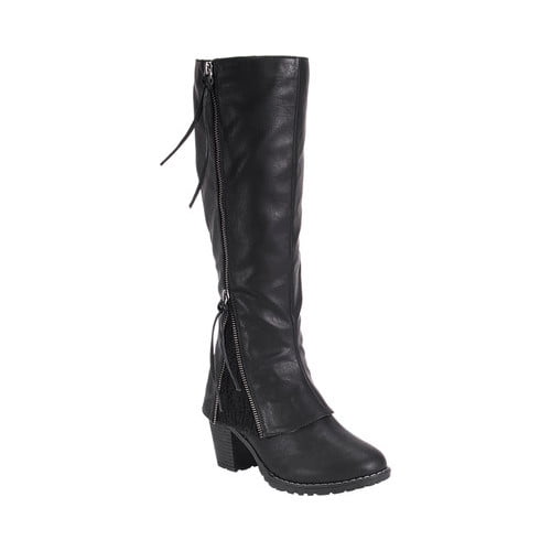 muk luks lacy knee high boots