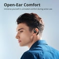 thumbnail image 5 of Tronsmart Open-Ear Earbuds with 40 hours Playtime, True Wireless Headphones with Microphone, Crystal Clear Call, comfortable fit, Fast Charging, Suitable for Gym, Sports, Running, 5 of 7