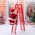thumbnail image 1 of Escalera eléctrica para trepar Papá Noel con música Papá Noel trepando en escalera, 1 of 6