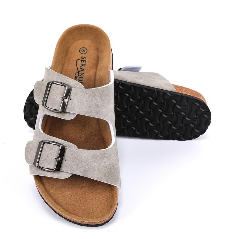 Double Buckle Platform Sandals | Jane