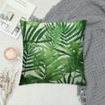 thumbnail image 2 of COMIO  Green Plant Leaf Decorative Throw Pillow Covers for Couch Bed Sofa Living Room Tropical Plants Leaves Square Cushion Cases Art Home Decor, 2 of 5