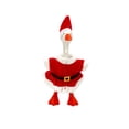 thumbnail image 2 of 7 Inch Desk Goose Outfits,Christmas Santa Costume Outfit Set For 7 In Porch Goose Figurine, Includes Hat & Dress, Tabletop Goose Statue Holiday Decor Accessory Clothes, 2 of 5