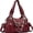 Red, variant on Sunyuer Vintage Distressed Chain Motorcycle Bag - Stylish, Large Capacity, Single Shoulder Handbag Tote Y2K Hobo Bag for Women