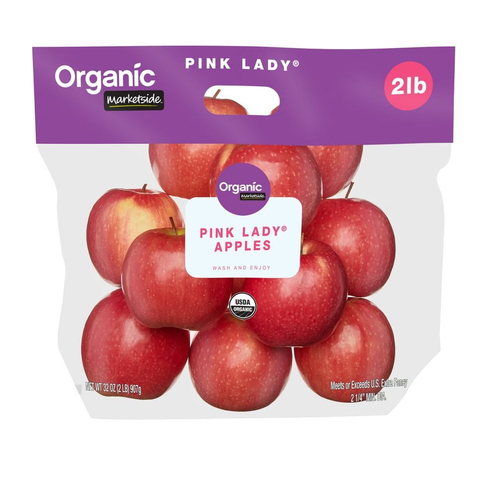 Organic Pink Lady Apples, 2 lb bag
