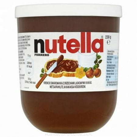 Nutella Hazelnut Spread IMPORTED 8.11 oz Glass