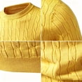 thumbnail image 7 of Atkumj Men Undershirts Casual Ribbed Vertical Rib Knit Crew Neck Sweaters Versatile Slim Fit Solid Color Long Sleeve Mens Pullover Sweaters for Fall Winter M, 7 of 7