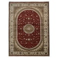 thumbnail image 2 of Rugsotic Carpets Hand Knotted Persian, Oriental Wool New Zealand Floor Area Rug For Living Room Bedroom, Red,Cream, 6'7''x9'10'', 2 of 5