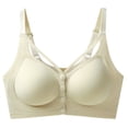 thumbnail image 2 of Swuxness Women's Push Up Bras, Woman's Bras, Women Solid Color Breathable Seamless Lightly Lined Everyday Bra Green, M, 2 of 4