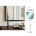 thumbnail image 5 of Decorative Bubble Taper Candle Holder for Home Decor - Contemporary Smoked Glass Candlestick Holder for Table Centerpieces - Sleek Candle Stand Holder for Entryway or Living Room Decor - 12", Black, 5 of 11