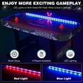 thumbnail image 2 of RayChee 53-Inch Air Hockey Table with LED Lights - Ultimate Air Hockey Experience for Home Game Rooms-Black, 2 of 8