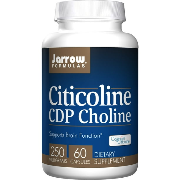 Jarrow Formulas CDP Choline , Supports Brain Function, 250 mg, 60 Caps
