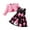 Pink, variant on Taybagh Baby Girl Outfits Floral Toddler Girls Dress with Cardigan Outfit Sleeveless Dress Set 18 Months Girl Clothes Pink 6-9 Months