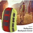thumbnail image 5 of 40-55L Reflective Backpack Cover - Rainproof Easy-Carry Rucksack Cover for Campi, 5 of 5