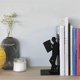 thumbnail image 5 of B Iron Figure Bookends Reading Book Support Retro Non-Skid Book Ends Stoppers for Shelves Home Office Desktop Decor, 5 of 5