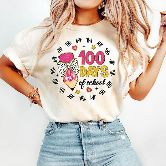 100 Days of School Shirt, 100 Day Shirt, 100th Day Of School Celebration, Student Shirt, Back to School Shirt, Shirt For Teacher All Size S-5Xl