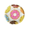 Donut 9 Inch Lunch Dinner Plates, 9", Multicolor