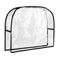 thumbnail image 1 of Protectores de fundas para sillas de salón, funda protectora para respaldo de silla, resistentes y profesionales. Semicircular grande, 1 of 9