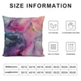 thumbnail image 6 of Acheng Purple Marble Decorative Throw Pillow Cushion Covers, Abstract Rock Marble Cozy Pillowcase Home Decor, Pillow Covers for Bedroom Livingroom Office Set of 2 White, 6 of 6