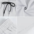 thumbnail image 6 of Athletic Pants for Men Drawstring Elastic Waist Wide Leg Pants Summer Lightweight Quick Dry Joggers, L, 6 of 8