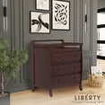 thumbnail image 5 of Liberty 3-Drawer Changing Table with Pad, Espresso, 5 of 13