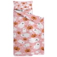 thumbnail image 2 of Halloween Ghosts and Pumpkins Toddler Nap Mats for Kids Preschool,59"x22" Sleeping Mat Bag or Kids,Toddler Sleeping Bag,Toddler Nap Mat or Daycare, 2 of 6