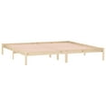 thumbnail image 3 of vidaXL Bed Frame without Mattress 39.4"x74.8" Solid Wood Pine Twin, 3 of 12