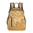 thumbnail image 3 of Balery Old Vintage Map Of Sea Lightweight Backpack for Men and Women - Durable and Water-Resistant, Ideal for School, Work, Travel, and Everyday Use, 3 of 9