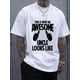 thumbnail image 1 of Camiseta estampada "ASÍ ES COMO SE VE UN TÍO INCREÍBLE". Camiseta cómoda y transpirable para hombre. Nueva camiseta deportiva informal de cuello redondo y manga corta para primavera y verano. Camiseta, 1 of 6