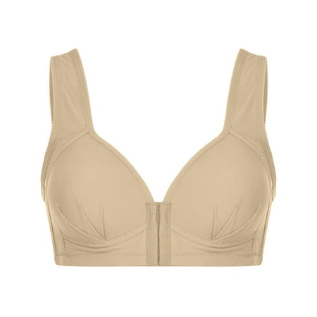 

Reed Women S Solid Bra Wire Free Underwear One-Piece Bra Everyday Underwear