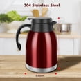 thumbnail image 2 of Dispensador térmico para café Yummy Sam, 1,6 L, acero inoxidable, 2 of 7