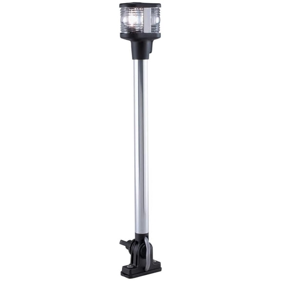 1184DP0CHR Vertical-Mount Fold-Down Combination Masthead/White All-Round Light - 14" Height