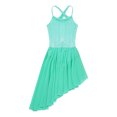 thumbnail image 6 of inhzoy Kids Girls Lyrical Dance Dress Ballet Dancing Leotard Chiffon Skirt Dancewear Mint Green 9-10, 6 of 6