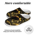 thumbnail image 6 of Kdxio Urban Graffiti Scorpion Illustration Women's Men's Slippers Plush Slip-On House Slipper for Winter Indoor Soft Cushion Non-slip Fluffy Slides Slippers-13, 6 of 7