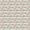 thumbnail image 3 of Ambesonne Flamingo Duvet Cover Sets, Tropic Birds and Waves, 2-Queen, Blush Pale Teal Cream, 3 of 7