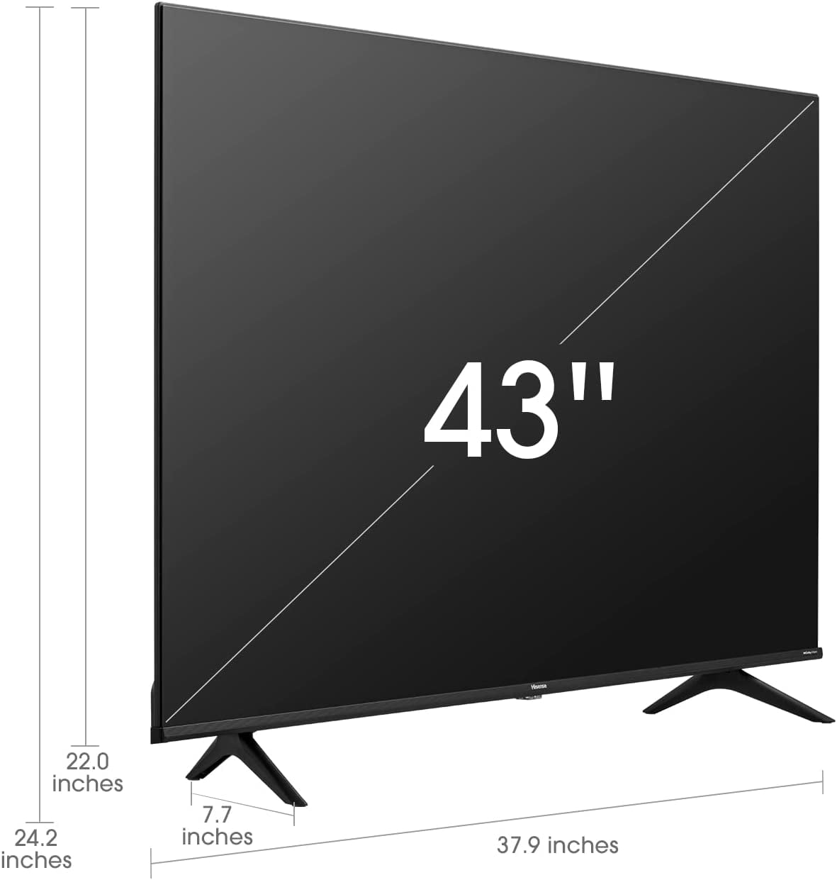 Hisense 43-Inch Class A6 Series Dolby Vision HDR 4K UHD Google Smart TV (43A6H) Hisense 43-Inch Class A6 Series Dolby Vision HDR 4K UHD Google Smart TV (43A6H)