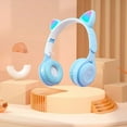 thumbnail image 3 of Hwkond Gaming Headset Fashionable And Cute Style Luminous Ear Head-mounted Bluetooth Headset Up to 25% Off, 3 of 9
