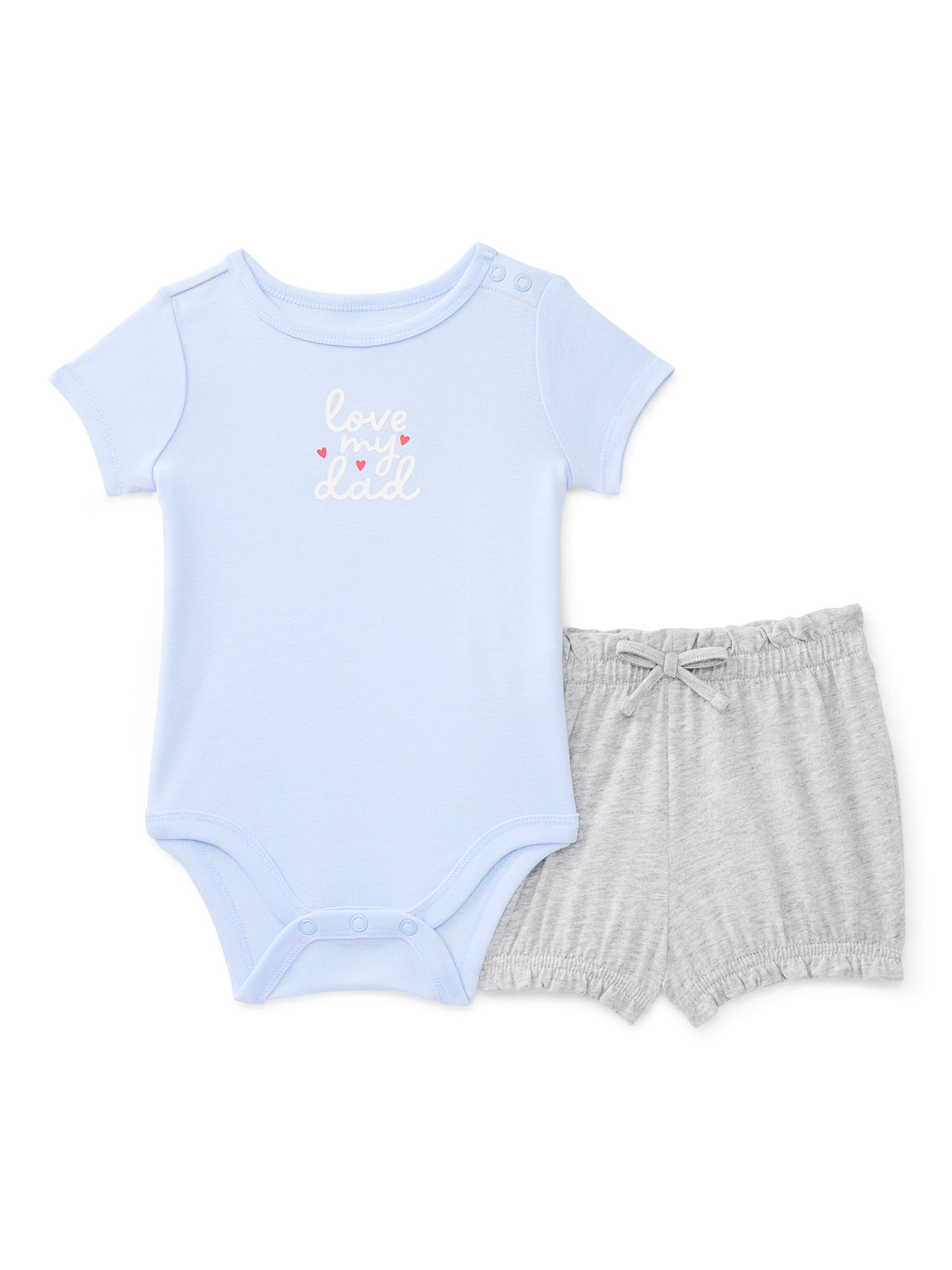 Wonder Nation Baby Girls Mix and Match Outfit Set, 8-Piece, Sizes 0M-24M