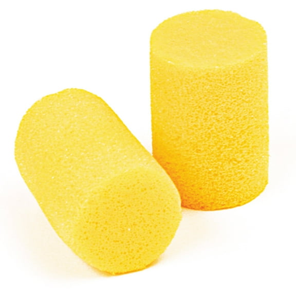 3M Ear Classic Plus Earplugs, Pvc Foam, Yellow, 200 Pairs
