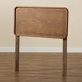 thumbnail image 4 of Baxton Studio Mailene Classic Wood MDF Headboard, Twin, Walnut Brown, 4 of 6