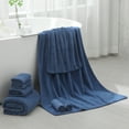 thumbnail image 6 of Green Essen 8 Pieces Extra Large Bath Towel35"x 70" Highly Absorbent Quick Dry Bath Sheets Bath Towel Oversized Clearance Soft Shower Towels for Bathroom Spa Hotel Gym(Navy), 6 of 8